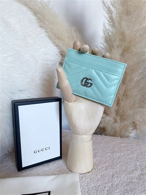 gucci mint green card holder|gucci card holder sale clearance.